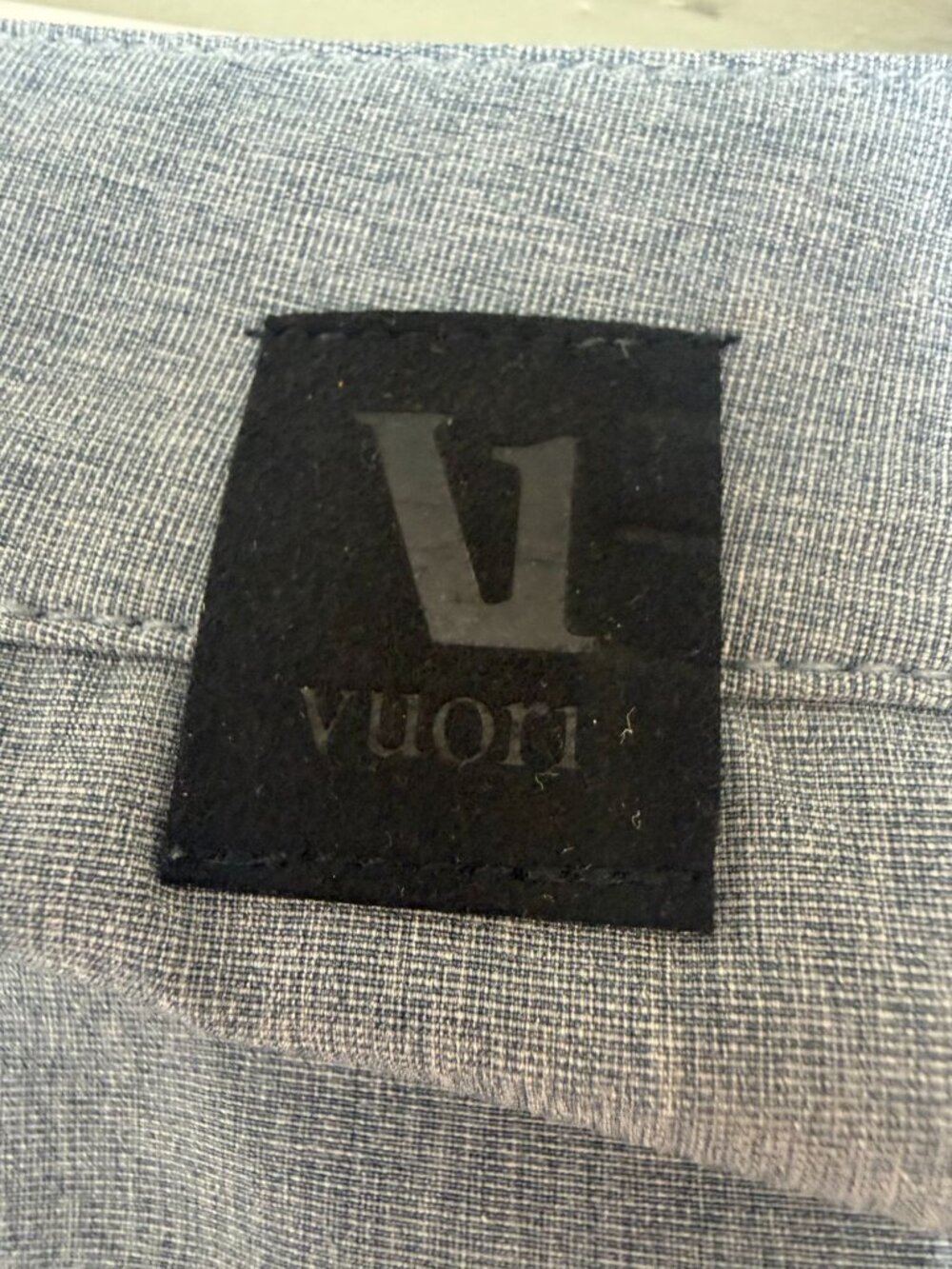Vuori Aim Pants Mens 36X31Gray Lightweight Performance Stretch Golf Chino - Picture 8 of 14